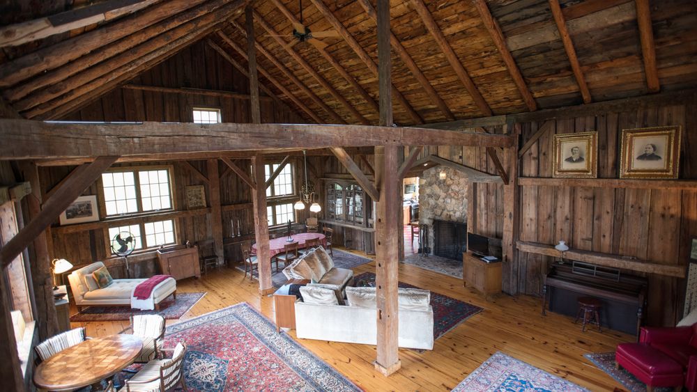 Barn configured for overnight home rental. (Victoria Boucher Photography)