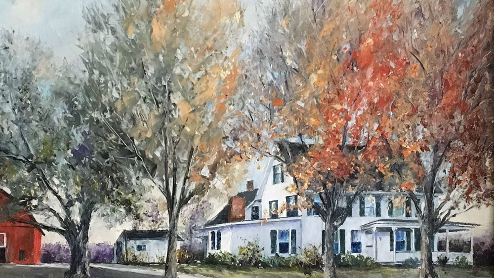 The Duff Farmhouse at Holiday Hill - Painting by Rev. Dr. J. Garland Waggoner