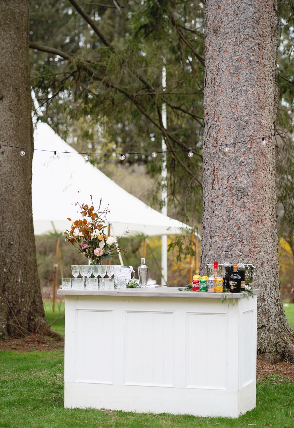 Bar and tent by Classical Tents, Casey Dawn Photography