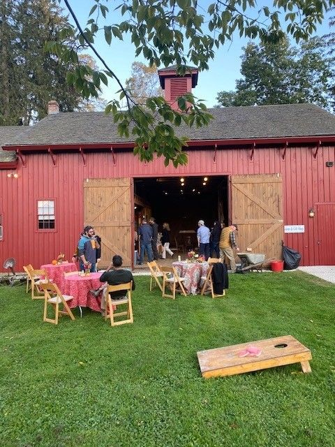 Small birthday party rental of barn, October 2021