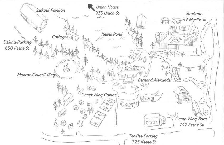 Camp Wing Map (Sketch)