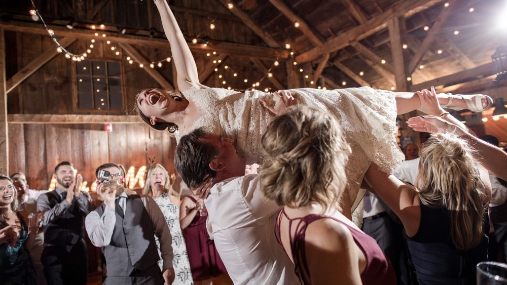 Ultimate excitement on the dance floor! photo credit: Stina Booth Photography