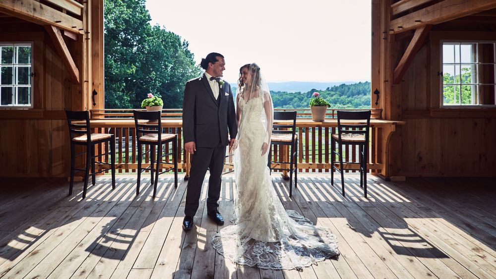 Cate Bligh- THE GREEN BARN WEDDING PHOTOGRAPHY- View on main floor overlooking mountains.